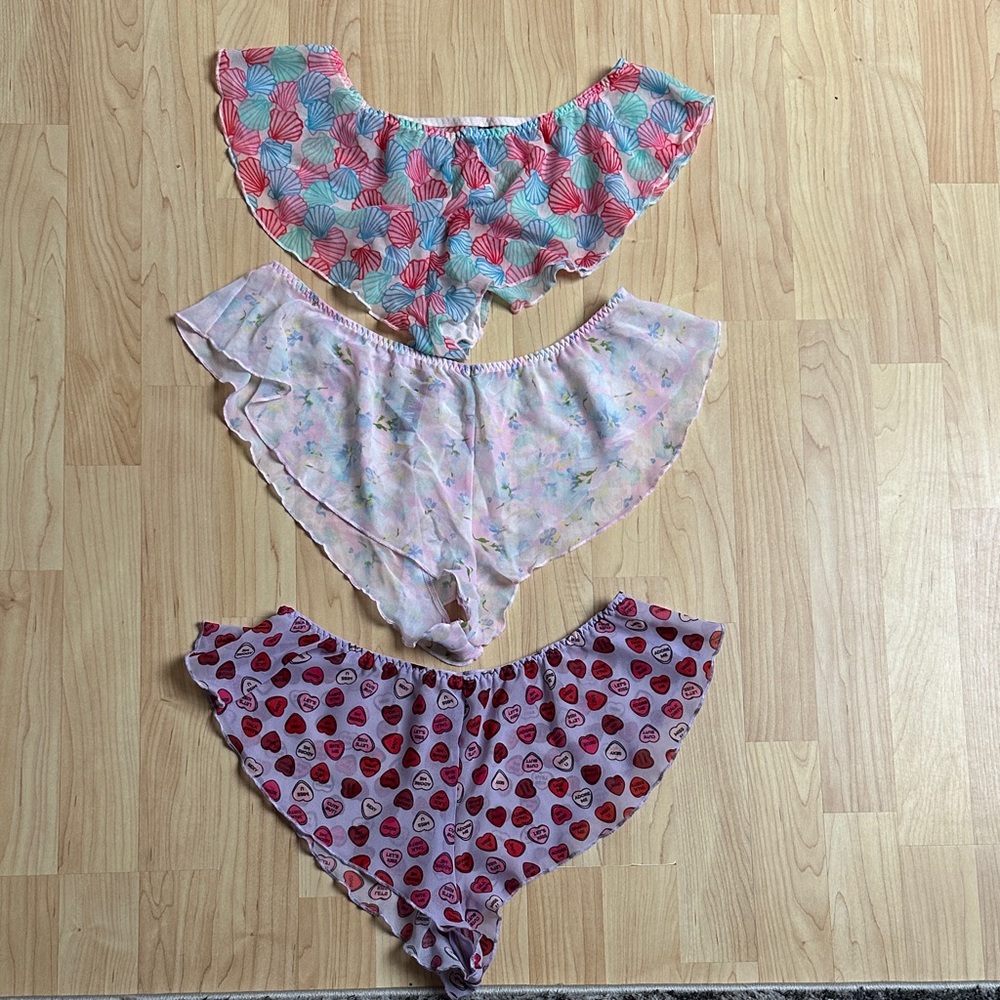 NWOT Lot of Adore Me flutter shorts
